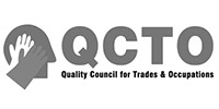 qcto Logo Black and white